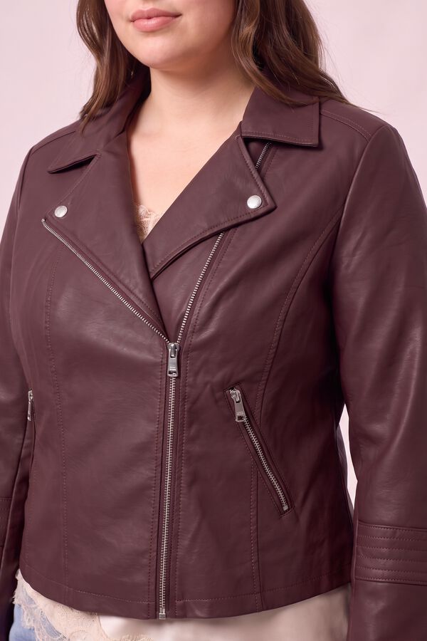 Only Carmakoma Plus size biker jacket printed