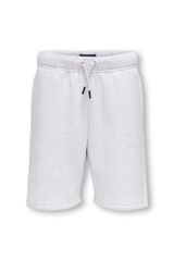 Only & Sons Junior Bermuda holgada con cintura el&aacute;stica gris