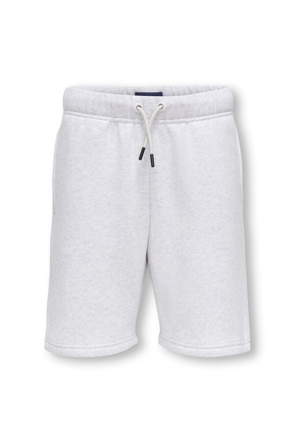 Only & Sons Junior Bermuda holgada con cintura el&aacute;stica gris