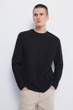 Springfield Camiseta com tecido dupla waffle