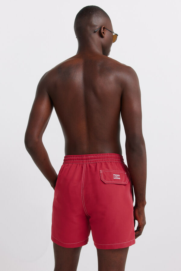 Springfield Plain contrast swimwear red