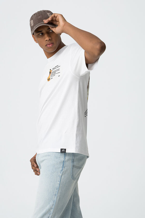 Tiffosi Young Relaxed graffiti print T-shirt white