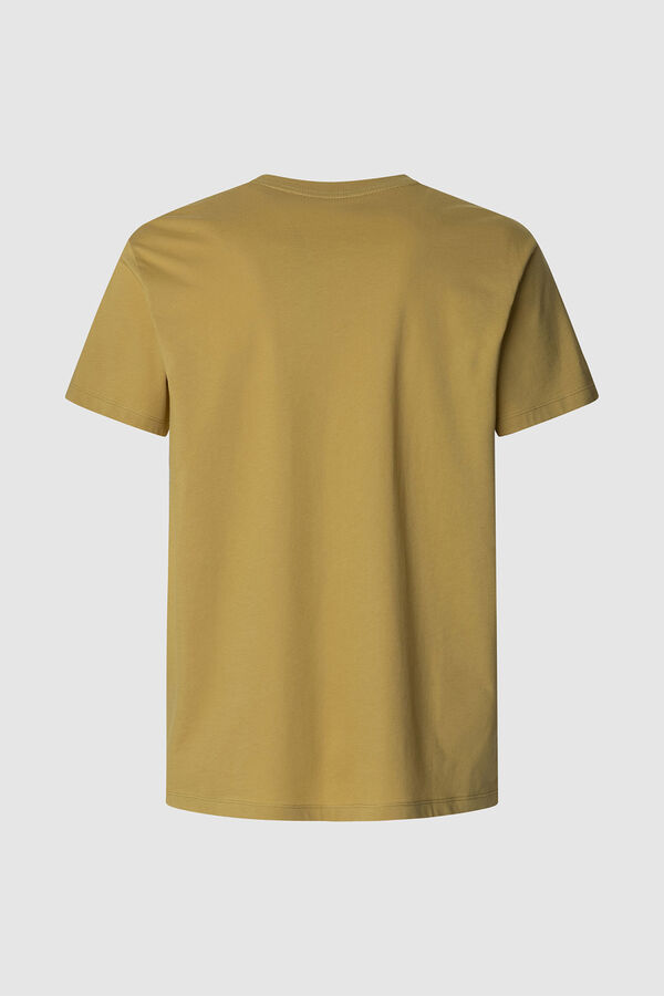 Pepe Jeans T-shirt amarela do elenco estampado