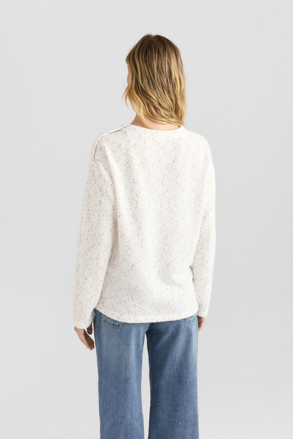 Springfield Jumper shoulder buttons beige