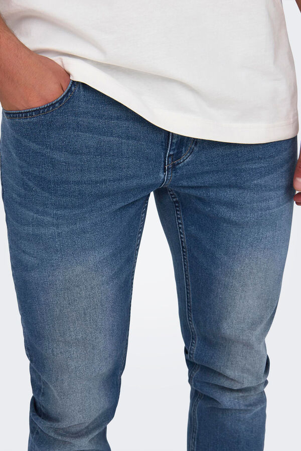 Springfield Slim Fit Jeans azulado