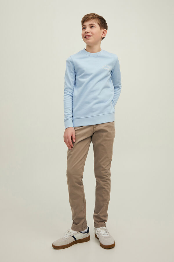 Jack & Jones Junior Slim fit chinos Bež