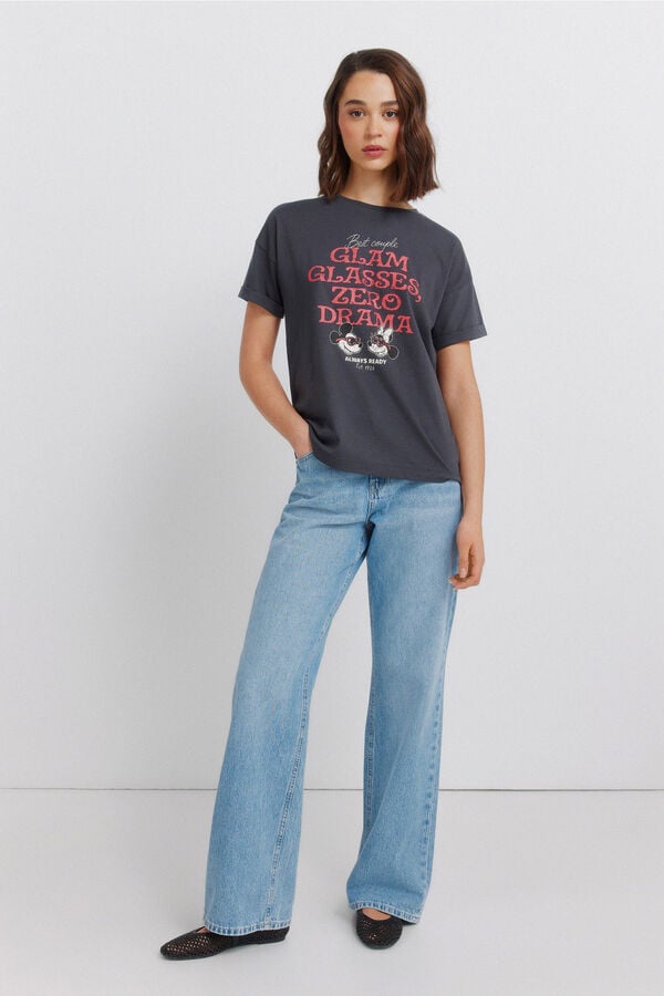 Springfield Disney short sleeve T-shirt grey