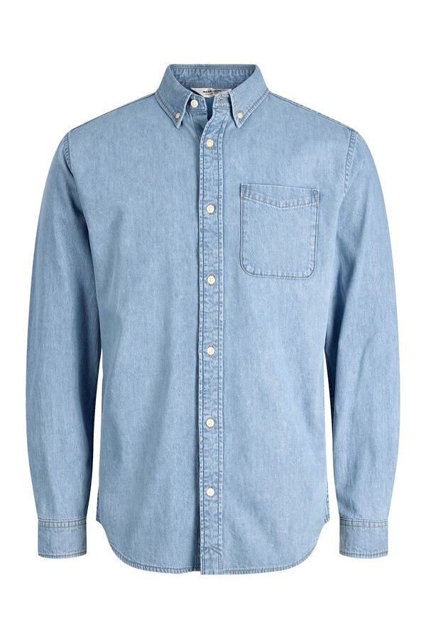 Jack & Jones Denim regular shirt blue