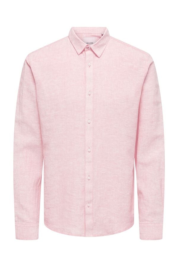 Only & Sons Camisa manga larga rosa