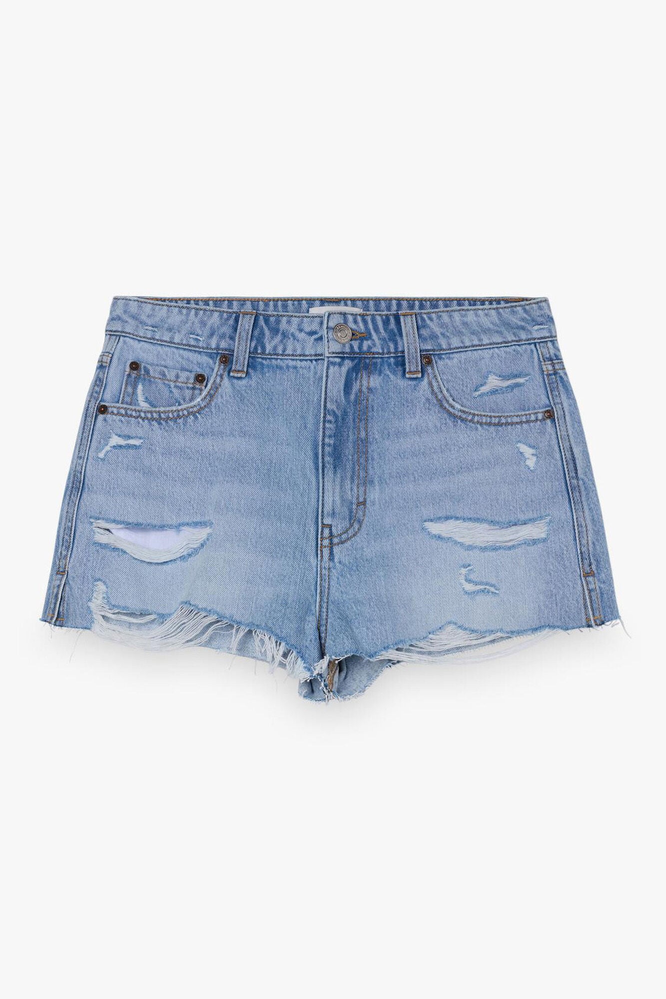 Balmohk Pantal&oacute;n corto desgastado denim
