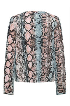 Only Camisa animal print manga larga