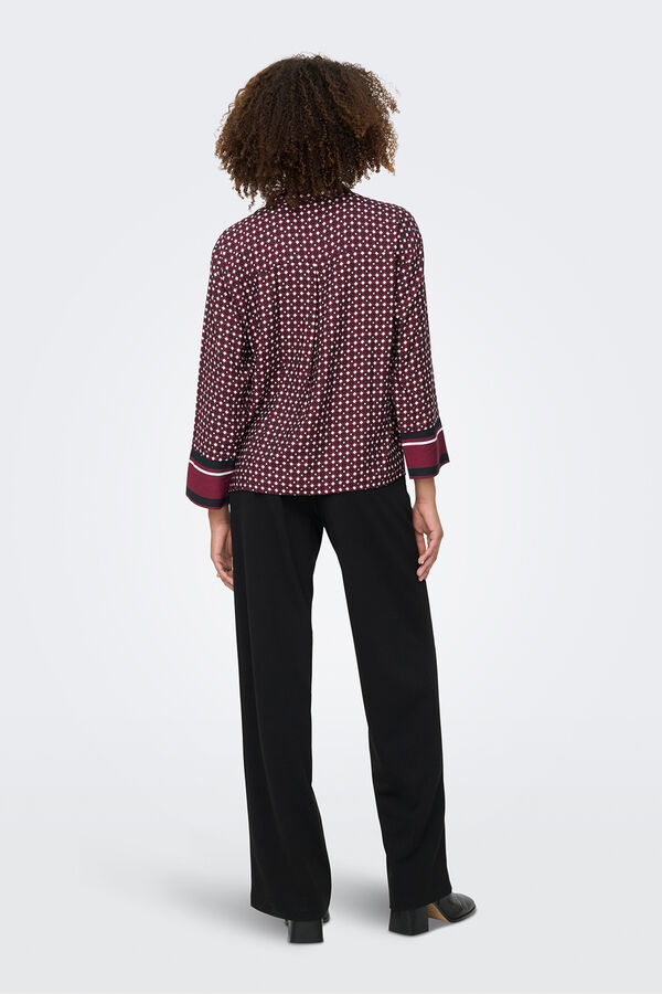 JDY Camisa de manga comprida vermelho