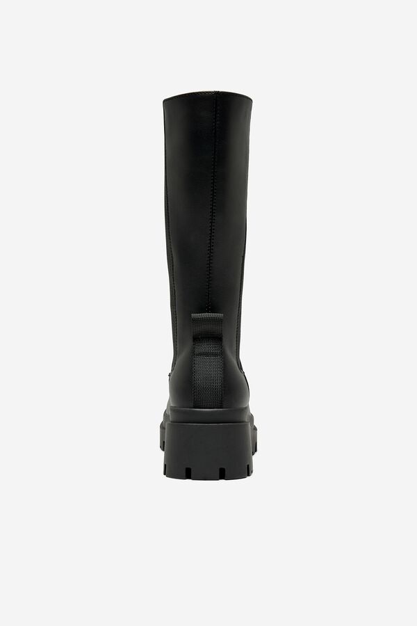 Only Flat military boot black