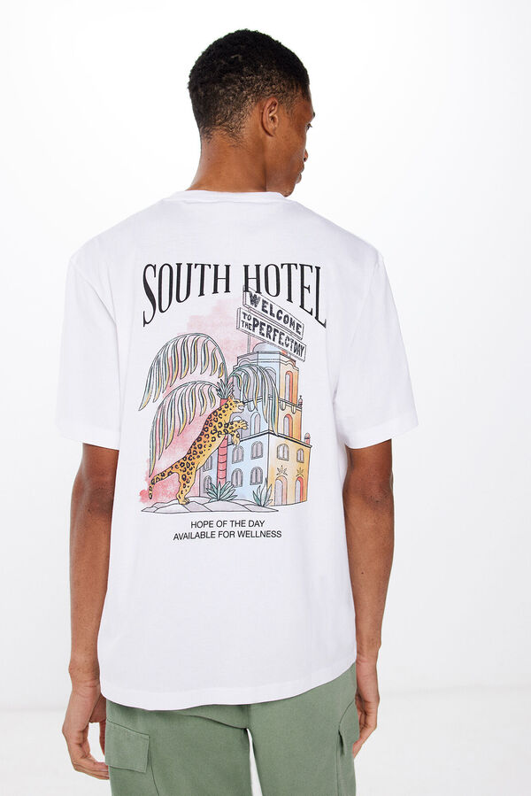 Springfield South Hotel T-shirt white