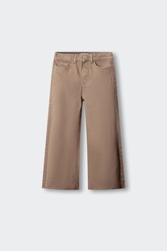 Springfield Kids Osnovne culotte pantalone od kepera za devojčice