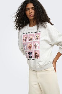Only Sudadera estampado frontal