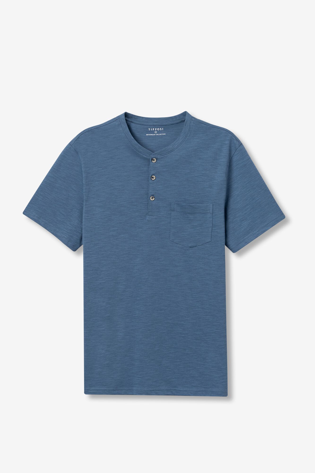 Tiffosi T-shirt com gola de padeiro