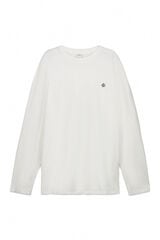 Springfield Camiseta manga larga carbono marfil