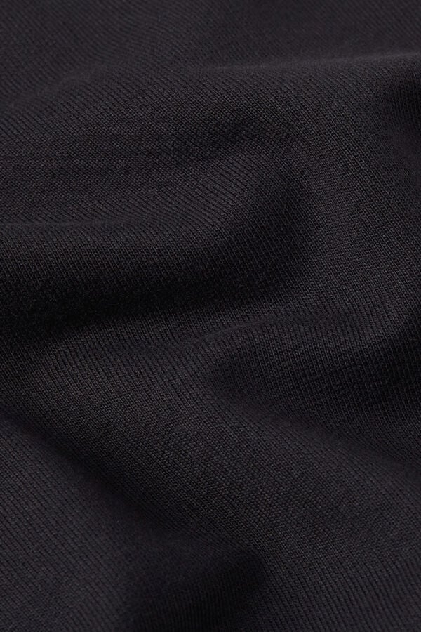 G-STAR Camiseta manga larga, cierre cremallera negro