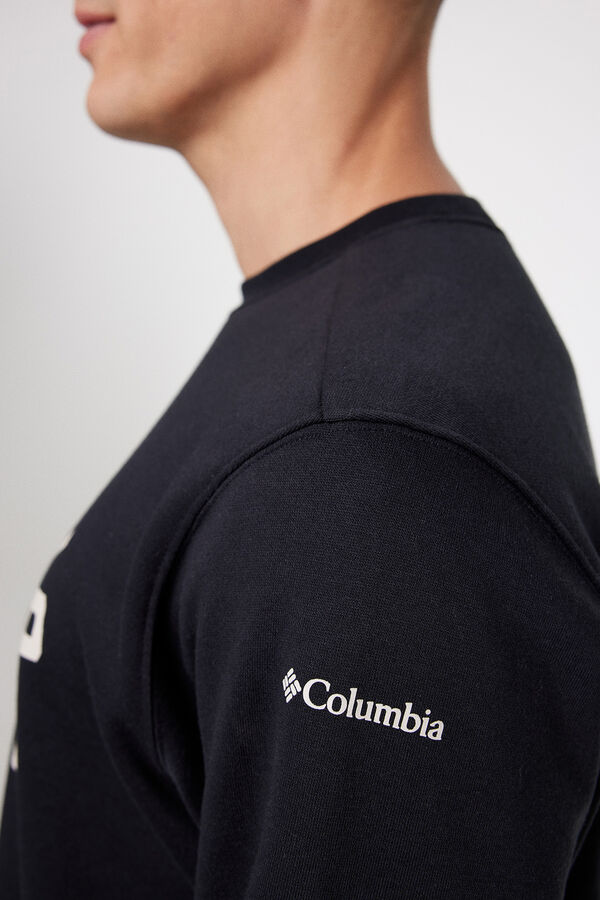 Springfield Men's Columbia Trek™ round neck sweatshirt for men crna