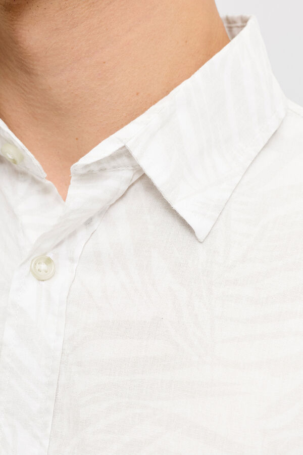 JJ REBEL Poplin short sleeve shirt white
