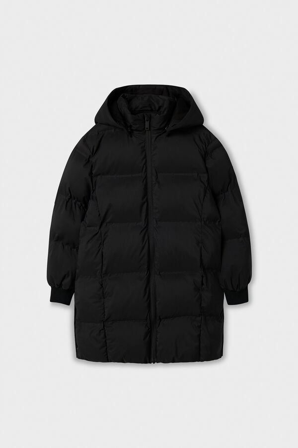 Name it Long puffer coat black