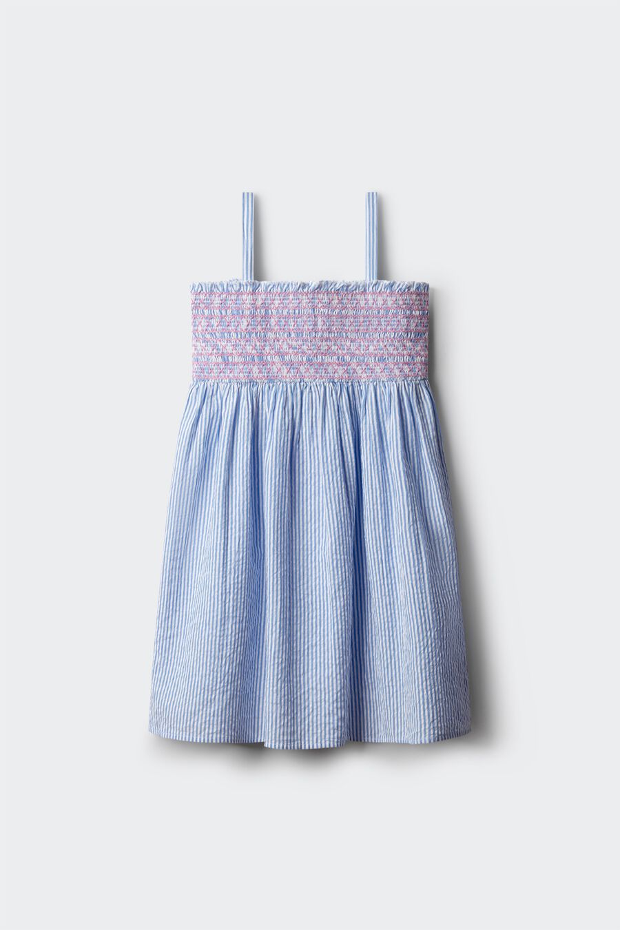 Vestido rayas oxford niña