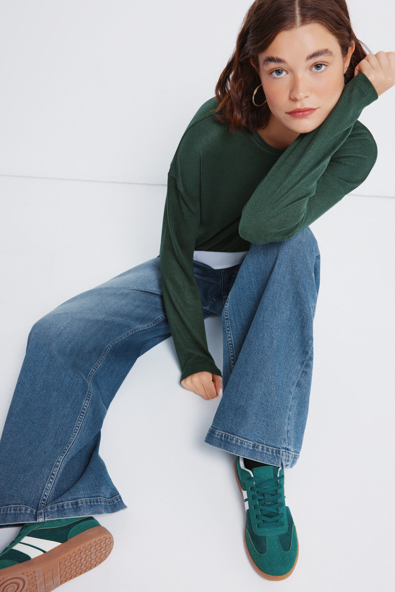 Springfield Zapatillas pana verdes