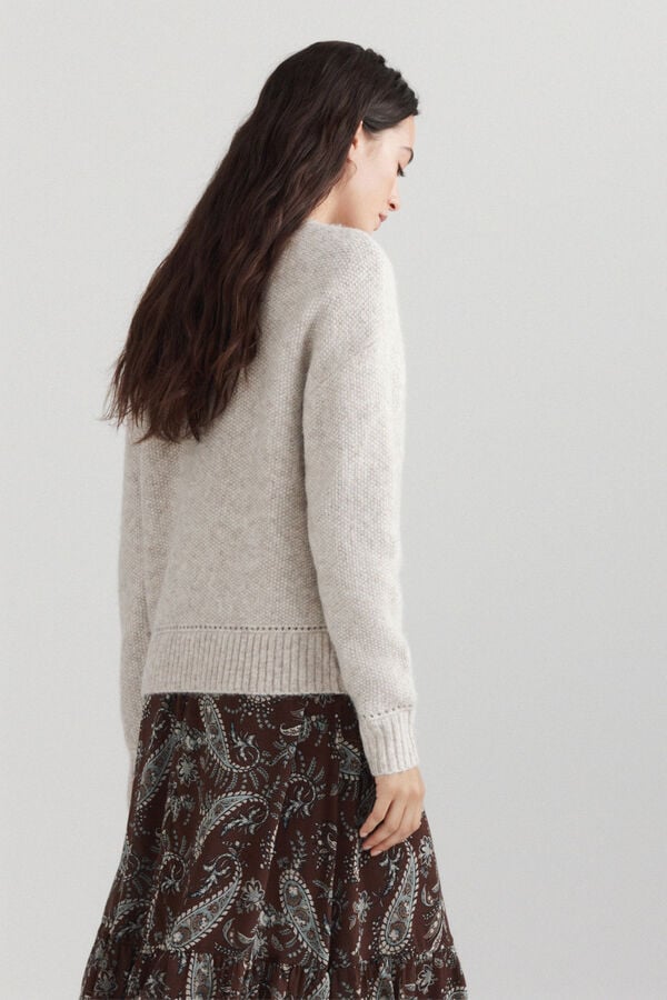 Springfield Openwork detail jumper nude
