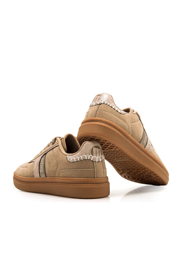 MTNG Zapatillas modelo Cumbia de mujer beige