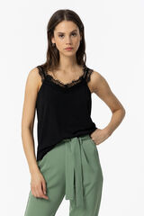 Springfield Top with lace black