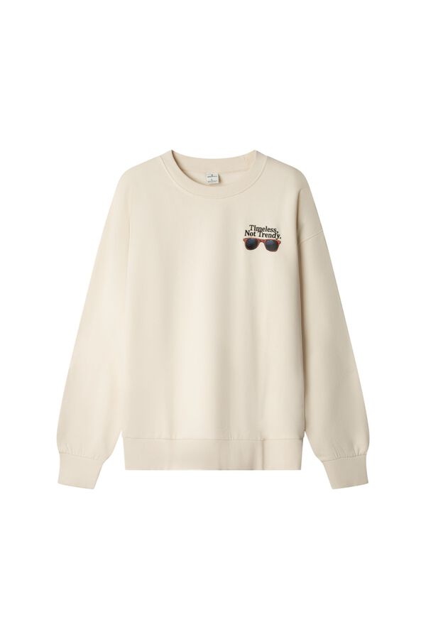 Springfield Bear timeless sweatshirt white