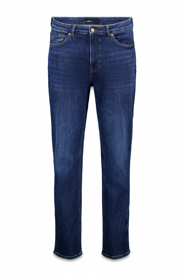 Springfield Jeans délavage foncé slim fit bleu