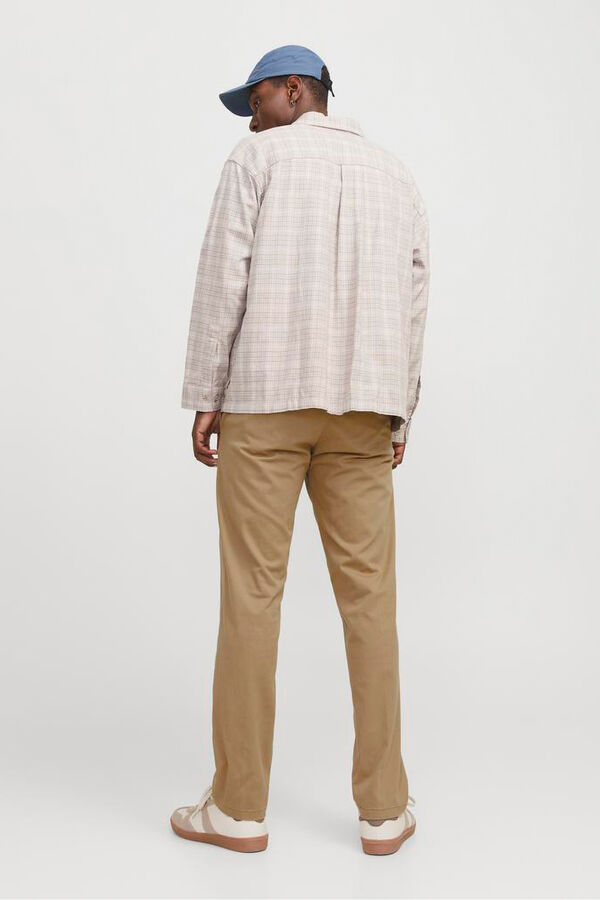 Jack & Jones Pantal&oacute;n chino de corte relajado tostado