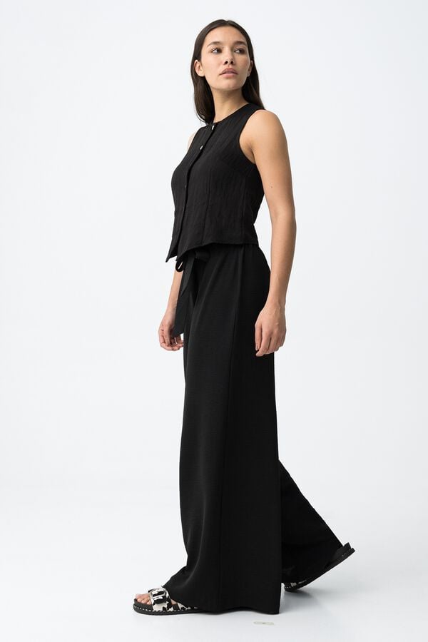 Tiffosi Palazzo pants noir