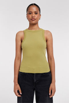 Topshop Top cuello redondo