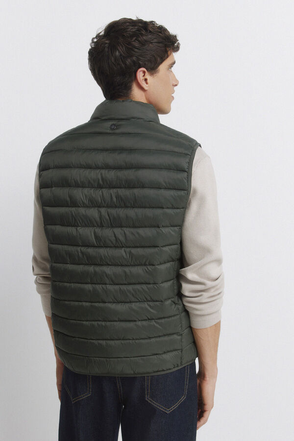Springfield Quilted gilet beige