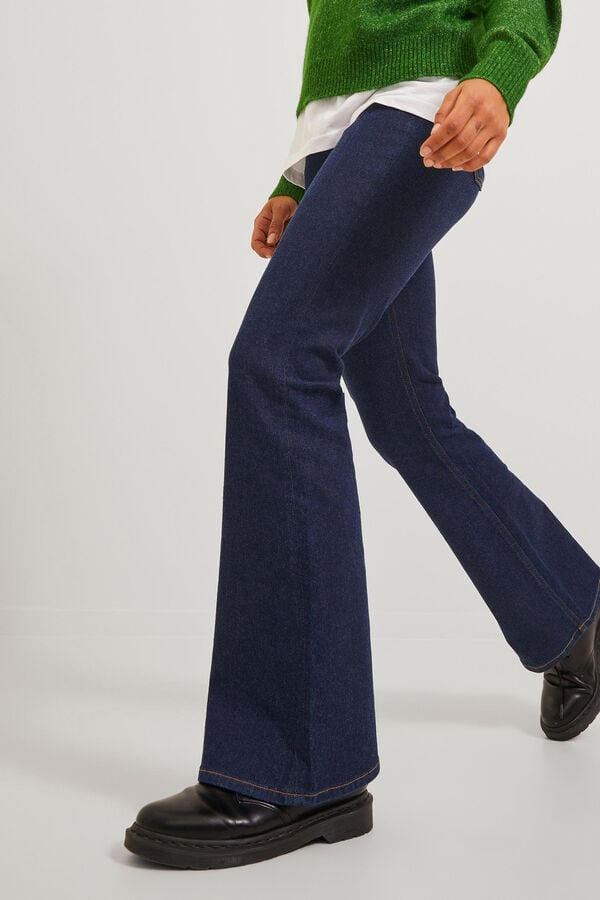 Springfield Jeans Turin de mulher com bootcut comprimento 30" azulado