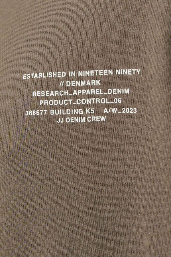 Springfield Camiseta fit oversize gris medio