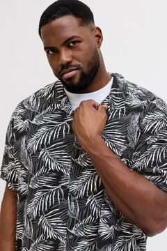Jack & Jones PLUS Camisa resort estampado tropical