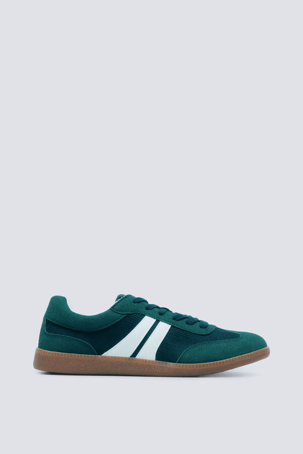 Springfield Green corduroy sneakers green