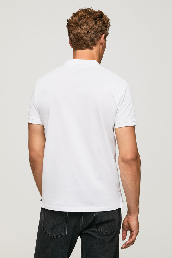 Springfield Men's short-sleeved polo shirt. white