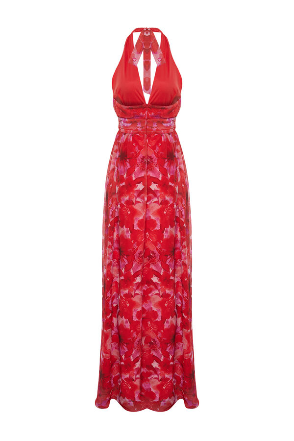 Trendyol Halterneck dress printed