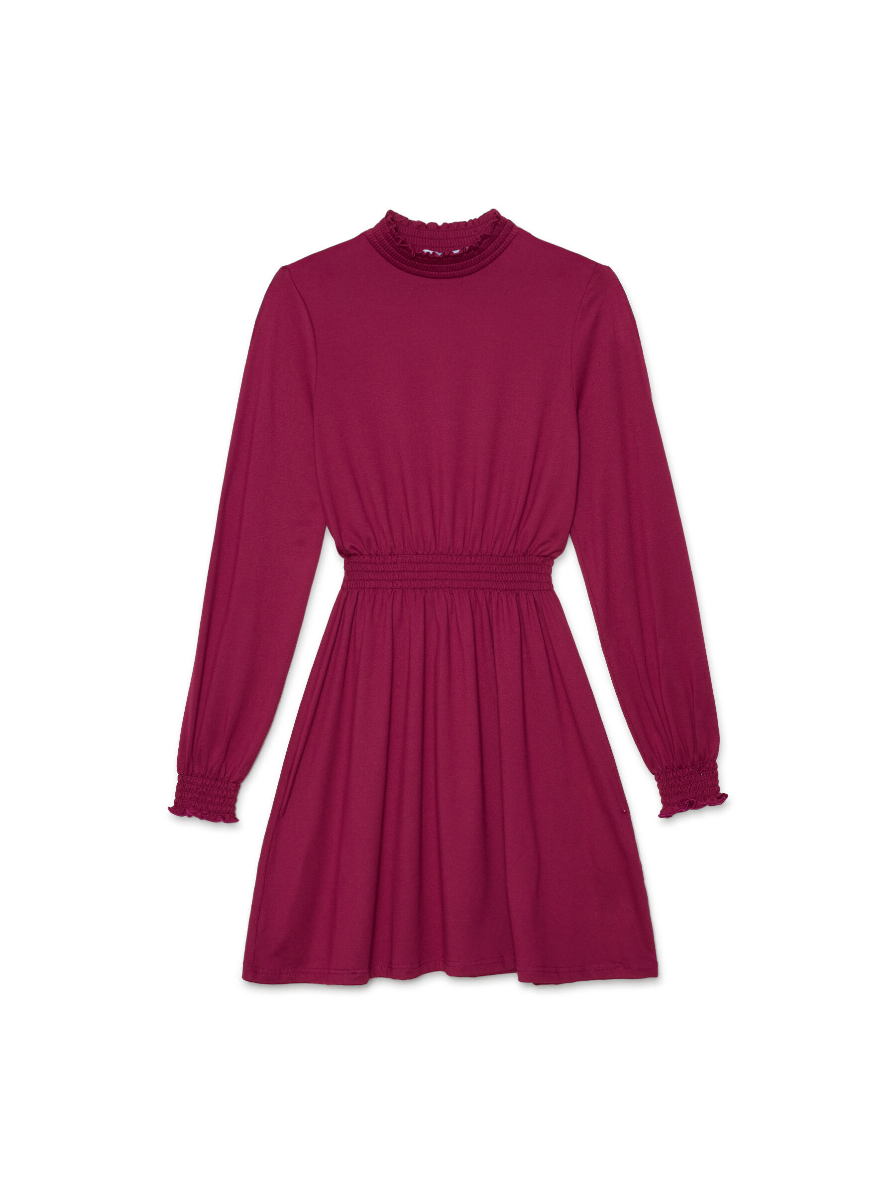 Inside Vestido Manga Larga Cuello Sub