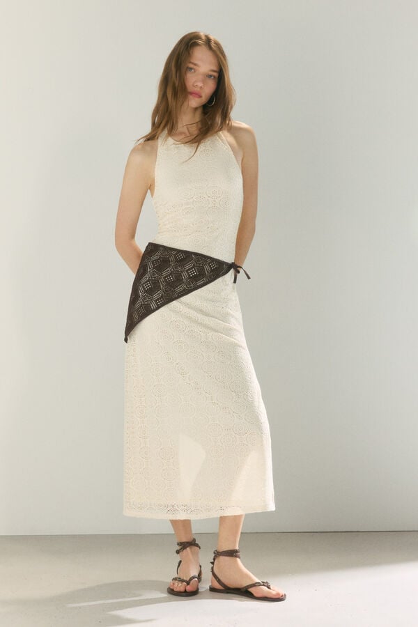 High Spirits Vestido Lirio branco