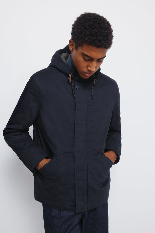 Springfield Short puffer parka blue