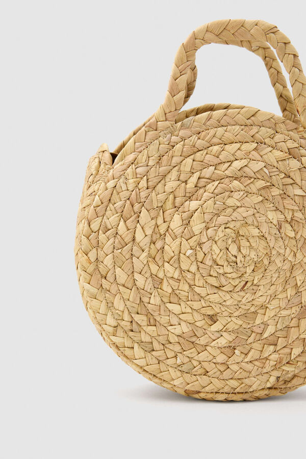 Inside Jute crossbody bag brown