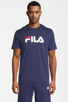 Springfield Camiseta unisex con logo azul medio