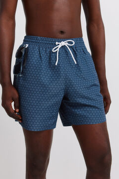 Springfield Maillot de bain imprim&eacute; mosa&iuml;que poche zipp&eacute;e