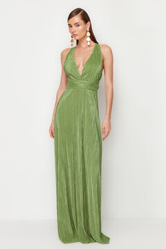 Trendyol Vestido espalda abierta cruzada